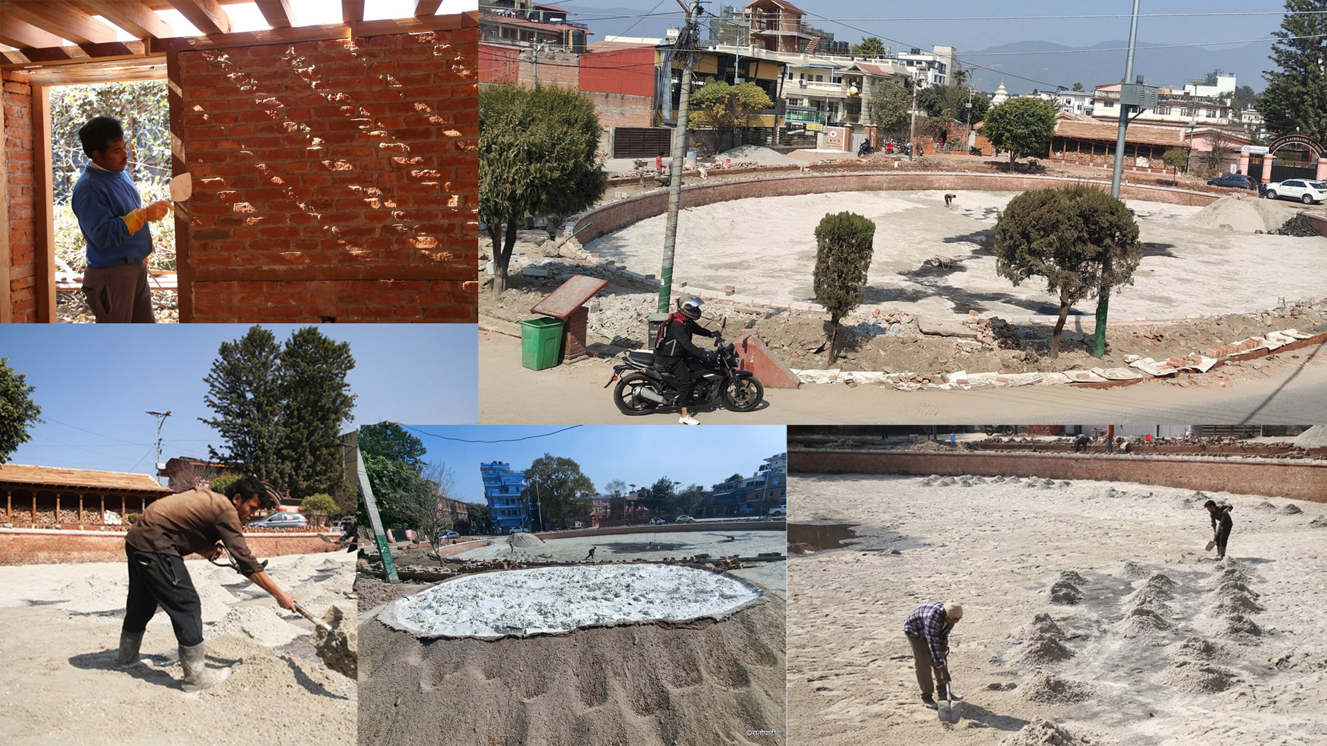 गहना पोखरी पुरानै शैलीमा पुनर्निर्माण हुँदै