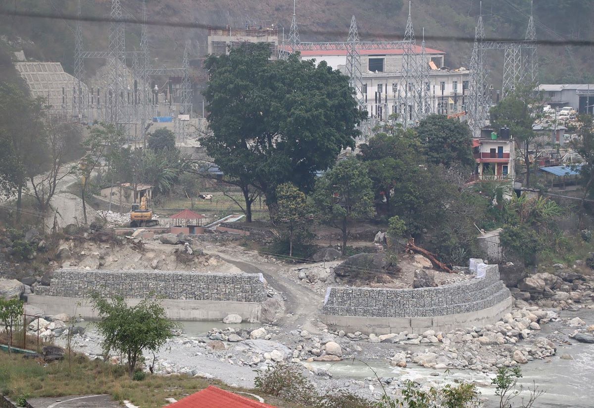 गायत्री मन्दिर संरक्षणका लागि नदी नियन्त्रण योजना निर्माण