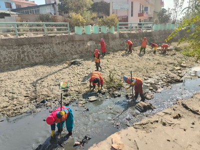 रुद्रमति (धोबीखोला) सरसफाइ कार्यक्रम सुरु