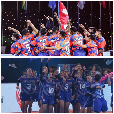 खो–खो विश्वकपः नेपाली महिला र पुरूष टोली फाइनलमा प्रवेश, आज भारतसँग खेल्दै