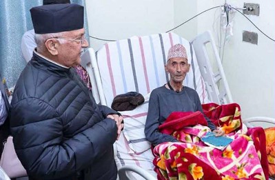 नेकपा (एमाले) अध्यक्ष केपी शर्मा ओलीलाई पितृशोक