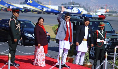 चारदिने औपचारिक भ्रमणका लागि प्रधानमन्त्री ओली चीन प्रस्थान