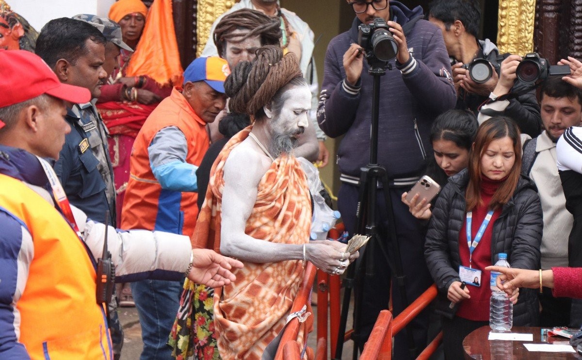 महाशिवरात्रिमा पशुपति आएका साधु सन्तको आज बिदाइ